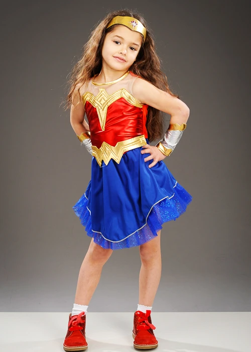 Childrens Size Batman V Superman Wonder Woman Costume 6 Childrens Size Batman V Superman Wonder Woman Costume - Image 4