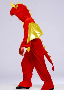 Kids Size Red Dragon Fancy Dress Costume 11 Kids Size Red Dragon Fancy Dress Costume -Halloween Fans Shop kids world book day dragon costume 04