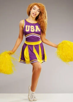 Womens Kim Possible Style Cheerleader Costume -Halloween Fans Shop kim possible cheerleader costume 02