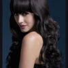 Ladies Curly Brown Fever Isabelle Wig -Halloween Fans Shop ladies curly brown fever isabelle wig