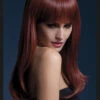 Ladies Long Auburn Fever Sienna Wig 1 Ladies Long Auburn Fever Sienna Wig -Halloween Fans Shop ladies long auburn fever sienna wig