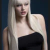 Ladies Long Blonde Fever Jessica Wig -Halloween Fans Shop ladies long blonde fever jessica wig