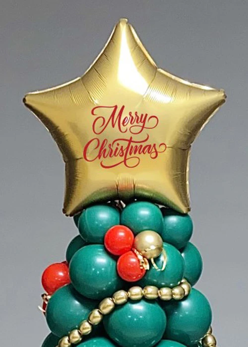 Inflated Large Christmas Tree Balloon Decoration 4 Inflated Large Christmas Tree Balloon Decoration - Image 2