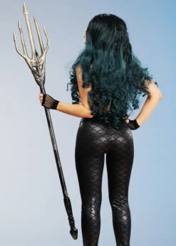 Large Dark Gothic Black Prop Mermaid Trident 7 Large Dark Gothic Black Prop Mermaid Trident -Halloween Fans Shop large black mermaid trident 02