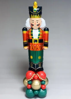 Inflated Christmas Luxe Nutcracker Balloon Stack Decoration