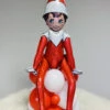 Christmas Elf On The Shelf Balloon Centrepiece Stack -Halloween Fans Shop large sitting elf balloon stack