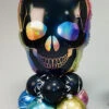 Inflated Large Iridescent Skull Halloween Balloon Centrepiece -Halloween Fans Shop large skull balloon centrepiece