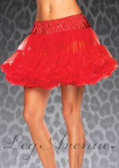 Leg Avenue Red Layered Underskirt