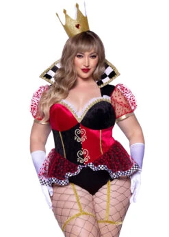 Plus Size Leg Avenue Royal Queen Of Hearts Costume