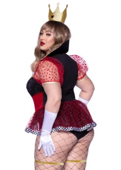 Plus Size Leg Avenue Royal Queen Of Hearts Costume 8 Plus Size Leg Avenue Royal Queen Of Hearts Costume -Halloween Fans Shop leg avenue royal queen costume 87152X 02