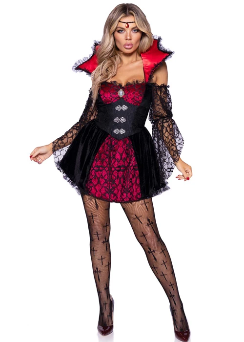 Womens Leg Avenue Victorian Vampire Costume 3 Womens Leg Avenue Victorian Vampire Costume
