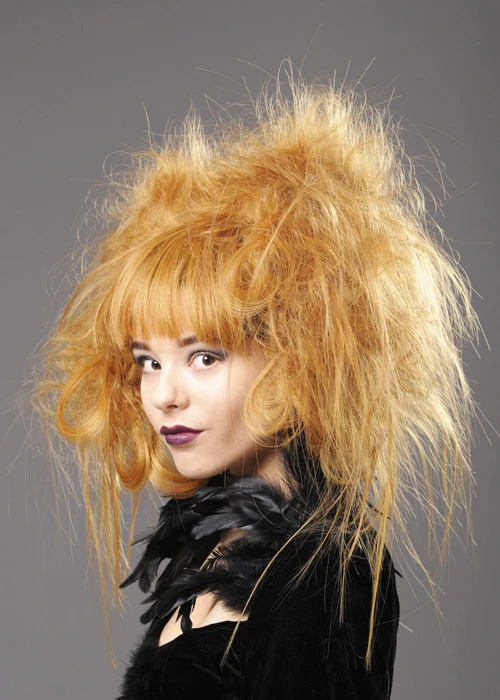 Deluxe Womens Light Auburn Back Combed Zombie Wig 3 Deluxe Womens Light Auburn Back Combed Zombie Wig