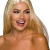 Womens Margot Robbie Style Long Blonde Wig 1 Womens Margot Robbie Style Long Blonde Wig -Halloween Fans Shop long blonde margot wig