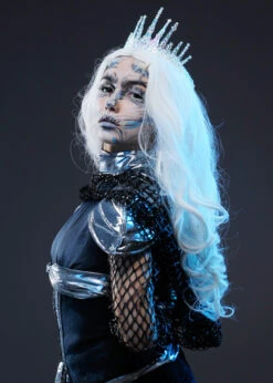 Womens Deluxe Night King Style White Wig 7 Womens Deluxe Night King Style White Wig -Halloween Fans Shop long white night king wig 02