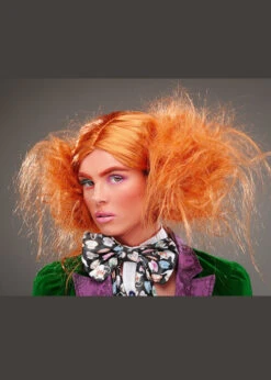 Womens Mad Hatter Style Crazy Ginger Backcombed Wig -Halloween Fans Shop mad hatter wig ST7025 NEW 02