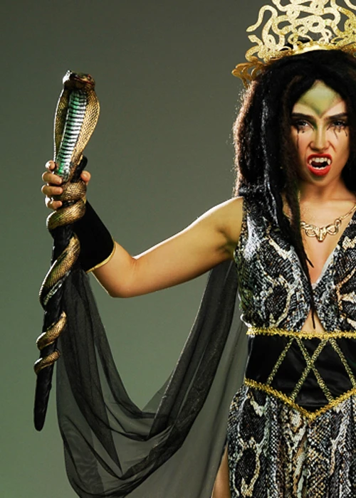 Medusa Cobra Gold Snake Staff Sceptre 3 Medusa Cobra Gold Snake Staff Sceptre