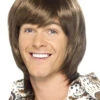 Mens 70s Brown Donnie Osmond Wig 2 Mens 70s Brown Donnie Osmond Wig -Halloween Fans Shop mens 70s brown donnie osmond wig