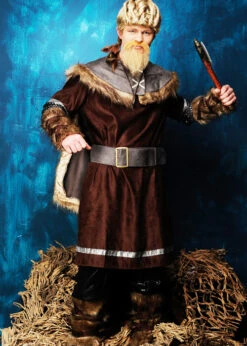 Adult Mens Ragnar Style Vikings Warrior Costume