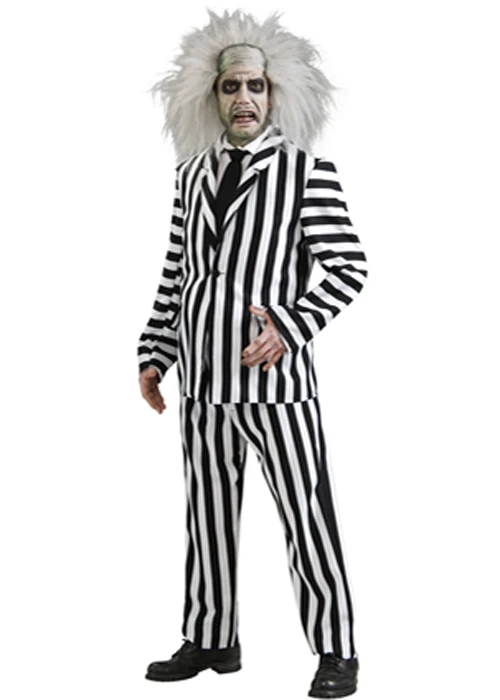 Adult Deluxe Beetlejuice Costume 3 Adult Deluxe Beetlejuice Costume