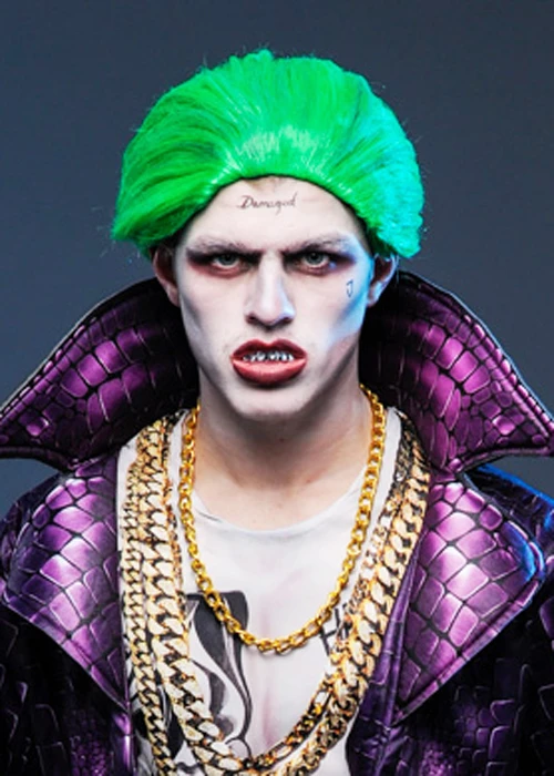 Mens Suicide Squad The Joker Green Wig 4 Mens Suicide Squad The Joker Green Wig - Image 2