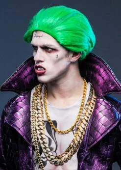 Mens Suicide Squad The Joker Green Wig 8 Mens Suicide Squad The Joker Green Wig -Halloween Fans Shop mens green suicide the joker wig 02