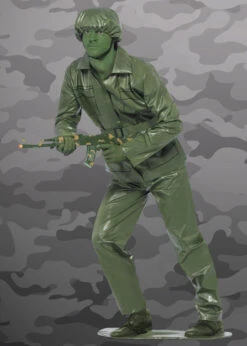 Mens Green Toy Soldier Costume