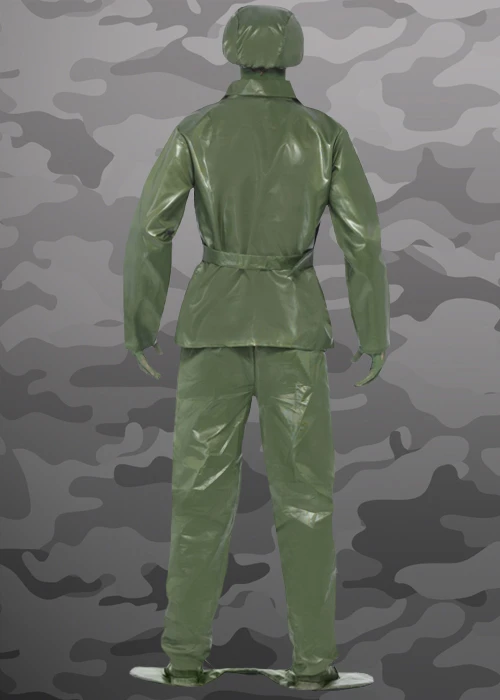 Mens Green Toy Soldier Costume 5 Mens Green Toy Soldier Costume - Image 3