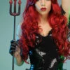 Dark Mermaid Prop Glitter Trident 1 Dark Mermaid Prop Glitter Trident -Halloween Fans Shop mermaid trident