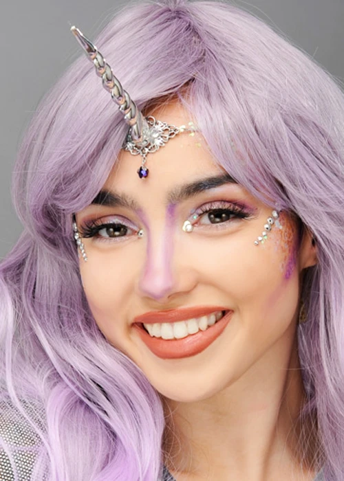 Womens Fantasy Unicorn Horn Headband 3 Womens Fantasy Unicorn Horn Headband