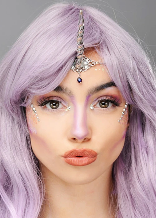 Womens Fantasy Unicorn Horn Headband 5 Womens Fantasy Unicorn Horn Headband - Image 3