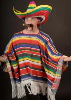 Mexican Poncho Fancy Dress Costume 8 Mexican Poncho Fancy Dress Costume -Halloween Fans Shop mexican poncho fancy dress costume 02
