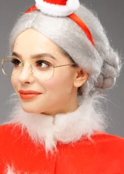 Womens Christmas Mrs Claus Kit With Wig