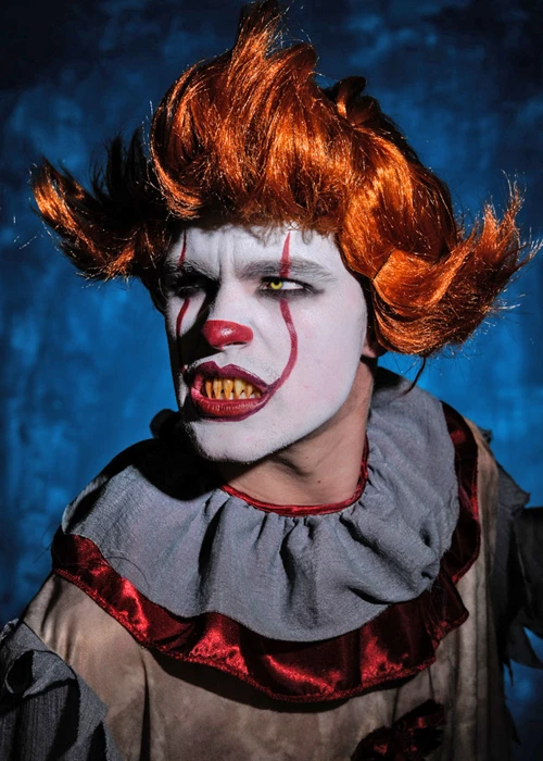 Adult Mens New Design It Clown Style Ginger Wig 4 Adult Mens New Design It Clown Style Ginger Wig - Image 2