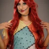 Nightmare Before Christmas Deluxe Rich Red Sally Wig 2 Nightmare Before Christmas Deluxe Rich Red Sally Wig -Halloween Fans Shop nightmare before christmas sally wig 02117