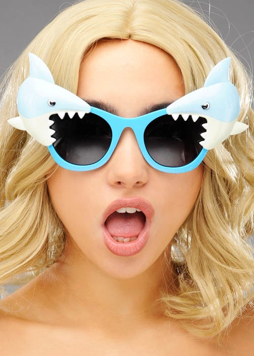 Funny Shark Novelty Sunglasses 4 Funny Shark Novelty Sunglasses - Image 2