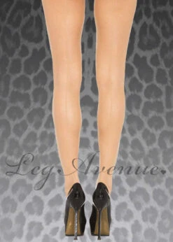 Leg Avenue Nude Sheer Seamed Tights