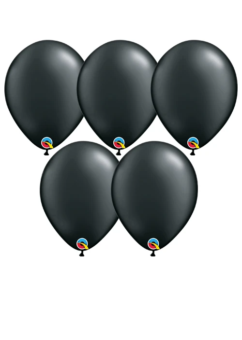 Halloween Party Pearl Onyx Black Balloons Pack 5 3 Halloween Party Pearl Onyx Black Balloons Pack 5
