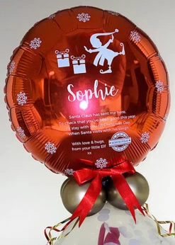 Personalised Luxe Elf On The Shelf Christmas Stuffed Balloon 8 Personalised Luxe Elf On The Shelf Christmas Stuffed Balloon -Halloween Fans Shop personalised luxe stuffed elf balloon cp 02