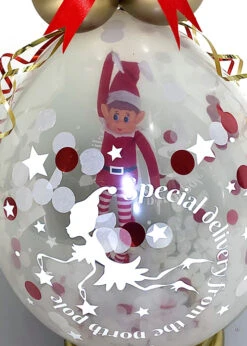 Personalised Luxe Elf On The Shelf Christmas Stuffed Balloon 9 Personalised Luxe Elf On The Shelf Christmas Stuffed Balloon -Halloween Fans Shop personalised luxe stuffed elf balloon cp 03