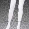 Womens Plus Size White Stockings With Bows