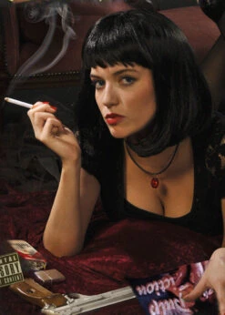 Pulp Fiction Style Black Mia Wig
