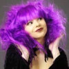 Womens Halloween Purple Backcombed Zombie Wig -Halloween Fans Shop purple gothic zombie wig NEW