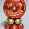 Inflated Red And Gold Merry Christmas Balloon Centrepiece 1 Inflated Red And Gold Merry Christmas Balloon Centrepiece -Halloween Fans Shop red chrome merry christmas balloon centrepiece