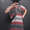 Red Mexican Gringo Poncho 1 Red Mexican Gringo Poncho -Halloween Fans Shop red mexican gringo poncho