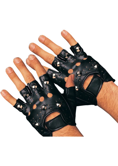 Riff Raff Style Gothic Studded Fingerless Gloves 3 Riff Raff Style Gothic Studded Fingerless Gloves