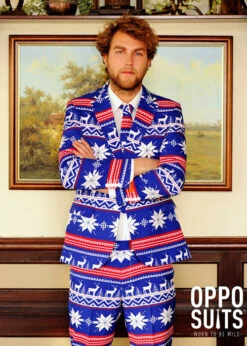 Mens Christmas Jumper Rudolph Pattern Suit Costume 10 Mens Christmas Jumper Rudolph Pattern Suit Costume -Halloween Fans Shop rudolph christmas jumper oppo suit 02