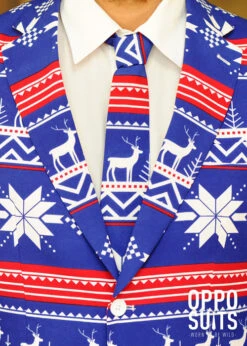 Mens Christmas Jumper Rudolph Pattern Suit Costume 11 Mens Christmas Jumper Rudolph Pattern Suit Costume -Halloween Fans Shop rudolph christmas jumper oppo suit 03