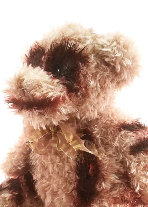 Halloween Scruffy Brown Zombie Teddy Bear 4 Halloween Scruffy Brown Zombie Teddy Bear - Image 2