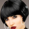 Womens Nessa Style Short Black Bobbed Wig 1 Womens Nessa Style Short Black Bobbed Wig -Halloween Fans Shop short black nessa wig