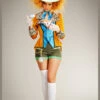 Womens Wonderland Crazy Mad Hatter Costume 2 Womens Wonderland Crazy Mad Hatter Costume -Halloween Fans Shop short crazy mad hatter costume 86874 M